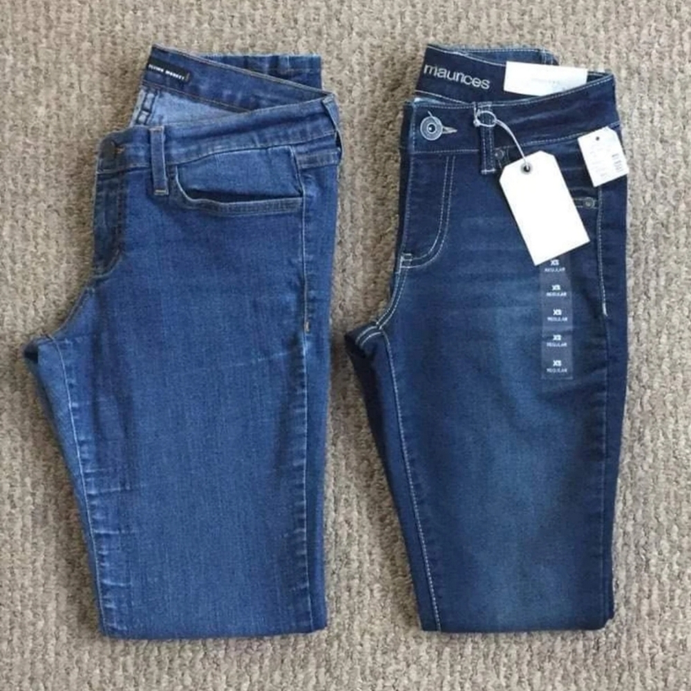 2 NEW PAIRS OF LADIES MAURICE'S JEANS